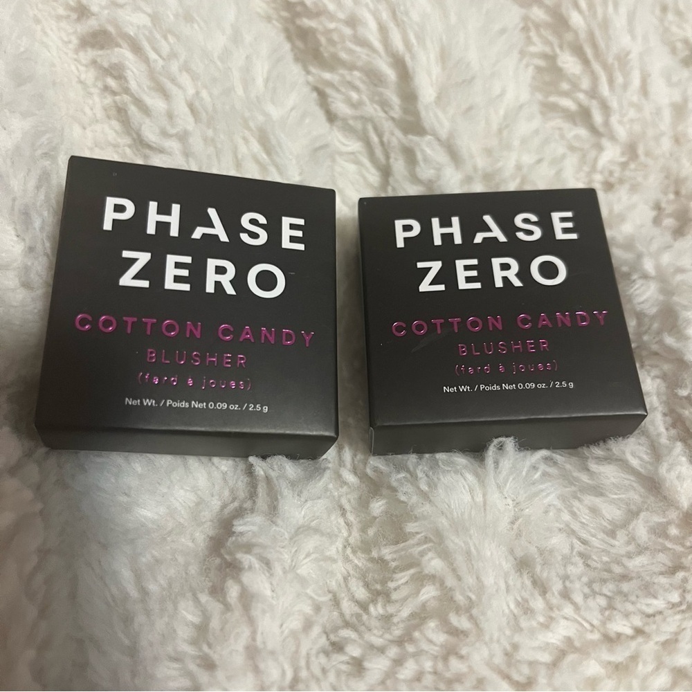 TWO- Phase Zero blush in cotton candy. Two travel size 2.5g - Picture 3 of 9